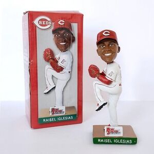 Cincinnati Reds Pitcher Raisel Iglesias Bobblehead Penn Station 2017 SGA Box